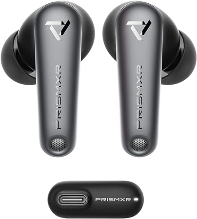 PRISMXR Vega T1 VR Wireless Gaming Earbuds Low Latency 25ms 27W Fast Charging USB-C Dongle Included Compatible with Quest 2 Quest Pro Steam Deck Switch PC PS5 PS4