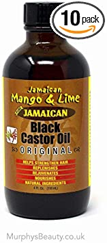 Jamaican Mango & Lime Jamaican Black Castor Oil Orignal 4 oz