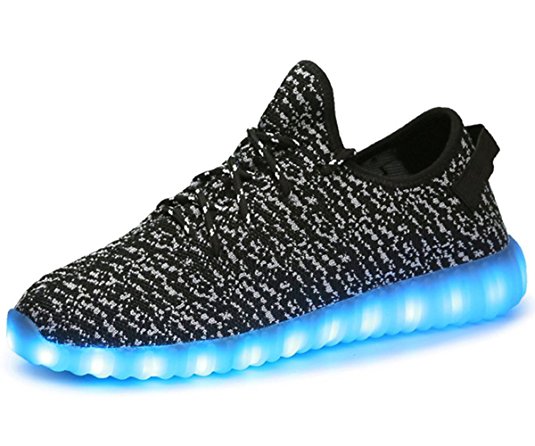 Aidonger Unisex sneakers LED light Luminous 7 colors USB charging outdoor athletics casual couple shoes