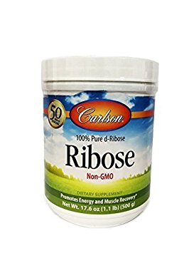 Carlson Labs Ribose 100% Pure d-Ribose, 500g by Carlson Laboratories