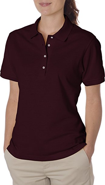 Jerzees Ladies' Jersey Polo with SpotShield
