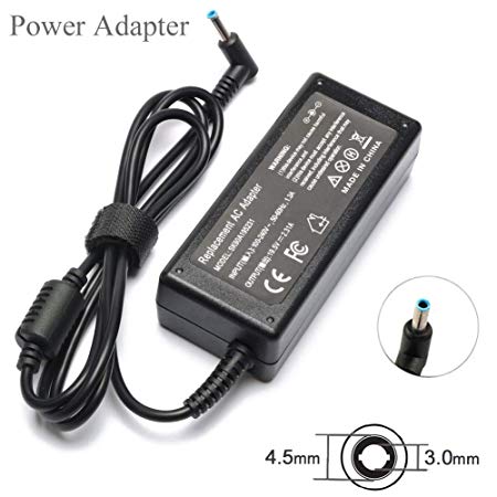 19.5V 2.31A 45W Replacement Laptop AC Adapter Charger for HP Pavilion 15 Series 15-ay039wm 15-ay041wm 15-ay191ms HP Stream 11 13 14 719309-003 741727-001 HP Split 13 x2 13-g110dx 13-m010dx Power Cord