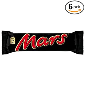 Mars Bar Chocolate - (51 Grams) 6 Pack