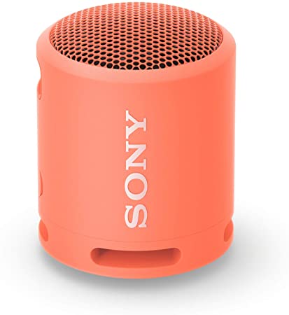 Sony SRS-XB13 Extra BASS Wireless Portable Compact Speaker IP67 Waterproof Bluetooth, Coral Pink (SRSXB13/P)