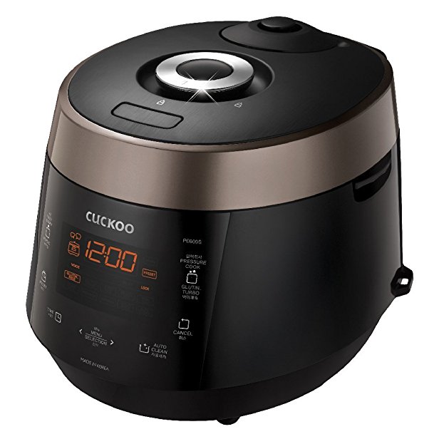 Cuckoo Electric Heating Pressure Rice Cooker CRP-P0609SB (Black)
