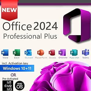 Ms OfficeSuite 2024 Win / MacOS Professional Plus LTSC プレビュー |最新バージョン |生涯有効性 | Windows または MacOS の場合、M1、M2、M3 |無制限の再インストール