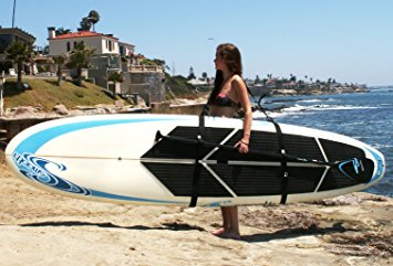 Big Board Schlepper Stand Up Paddleboard Easy Carry Strap SUP Shoulder Sling Board Carrier w/ Fanny Belt Pack Storage