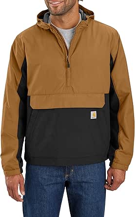 Carhartt Men's Rain Defender Loose Fit Lightweight Packable Anorak