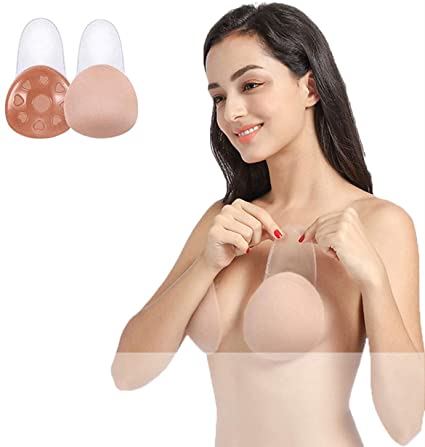 AVERYN Adhesive Bra, Invisible Strapless Bra Push Up Backless Sticky Bra for Women
