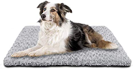 SIWA MARY Dog Bed Crate Pad Mat 30/36/42 in Anti Slip Washable Mattress Pets Kennel Pad for Large Medium Small Dogs Sleeping