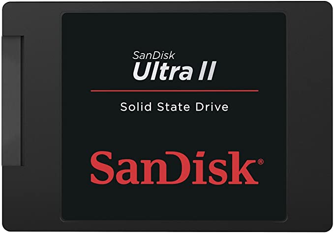 SanDisk Ultra II 480GB Solid State Drive (SDSSDHII-480G-G25),Black