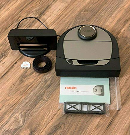 Neato Robotics 945-0270 Botvac Connected D7 Wi-Fi Enabled Robot Vacuum, Gray