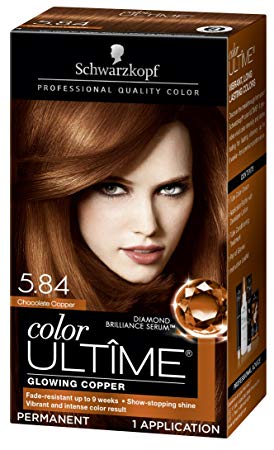 Schwarzkopf Color Ultime Hair Color Cream, 5.84 Chocolate Copper (Packaging May Vary)