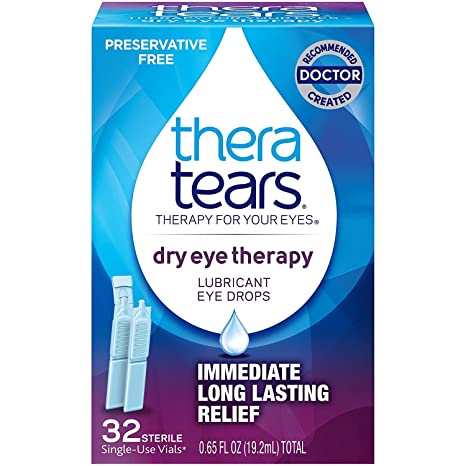 TheraTears Dry Eye Therapy- Lubricant Eye Drops- Preservative Free- 32 CT