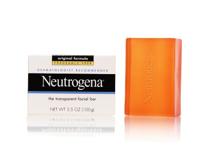 Neutrogena Transparent Facial Bar Original Formula Fragrance Free 35 Ounce Pack of 3