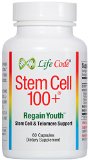 Stem Cell 100 Multi-Pathway Anti-Aging and Rejuvenation Supplement Acts on Stem Cells Telomeres and More