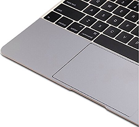 CaseBuy Palm Rest Cover Skin with Trackpad Protector for NEWEST MacBook Pro 13 A1706 and A1708 with or without Touch Bar (Release October 2016) - Grey