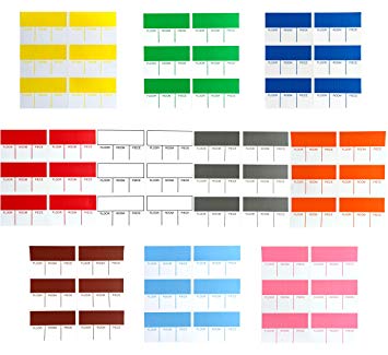 Tag-A-Room Color Coded Mover Labels, Moving Supplies Stickers 120 Count