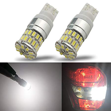 iBrightstar 9-30V Extremely Bright Low Power 168 175 194 2825 W5W T10 Wedge LED Bulbs for Rv Side Marker Lights,Xenon White