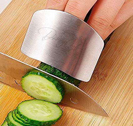 Daddy Chef Stainless steel Finger guard knife cutting protector Hand Kitchen Safe slice tool for Chef - Cooking Avoid Hurting When Slicing and chopping