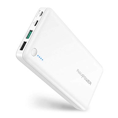 RAVPower 20100 QC3.0 Portable Charger (White)