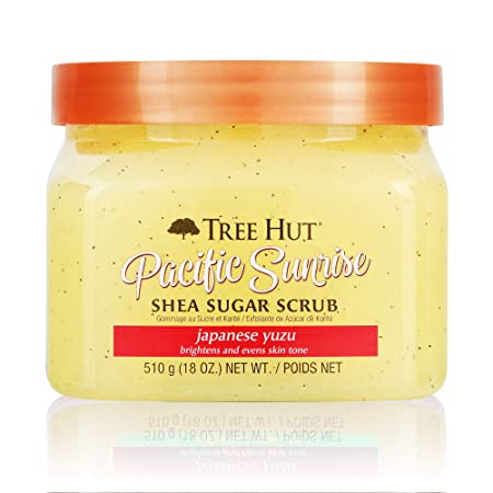 Tree Hut Shea Sugar Scrub Pacific Sunrise, 18oz, Ultra Hydrating & Exfoliating Scrub for Nourishing Essential Body Care