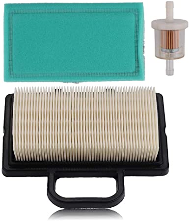 Alibrelo 792101 5408K Air Filter for 405577 407777 40G777 445577 441777 16-27HP Intek V-Twin Engines Replace 792101 5408 5408H 672772 671231 273638S 273638 with Fuel Filter