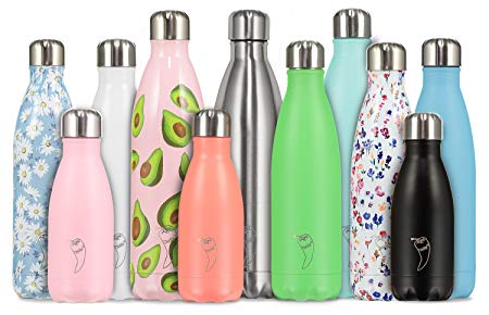 Chilly's Bottles | Leak-Proof, No Sweating | BPA-Free Stainless Steel | Reusable Water Bottle | Double Walled Vacuum Insulated | Keeps Drinks Cold for 24  Hrs, Hot for 12 Hrs