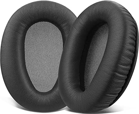 SOULWIT Replacement Ear Pads Cushions for Sony WH-CH700N (WHCH700N) & MDR-ZX780 (ZX780DC)/MDR-ZX770 (ZX770BN ZX770BT), Earpads for MDR-10R (10RNC 10RBT) Over-Ear Headphones (Black)