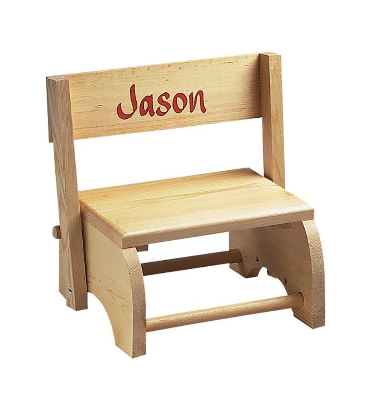 Miles Kimball Wooden Personalized Childrens Chair