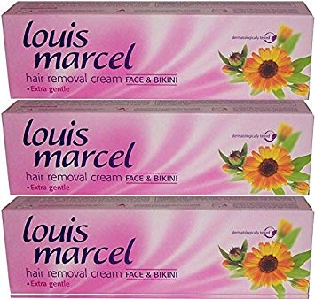3 Pack Louis Marcel Hair Removal Cream Face and Bikini