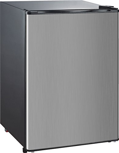 RCA-Igloo 4.5 Cubic Foot Fridge, Stainless Steel