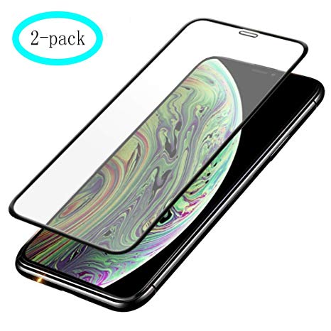 Screen Protector Compatible for iPhone XR,2-Pack,0.3mm Thin 9H Hardness,Tempered Glass Screen Protector Compatible for iPhone XR,Anti-Shatter,Bubble Free