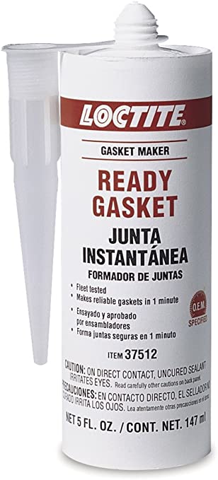 Loctite Ready Gasket – 1-Minute Flange Sealant & Gasket Maker for Automotive: Sensor-Safe, High Temp, Low-Odor | Black, 190mL Aerosol Can (PN: 37512-494150)