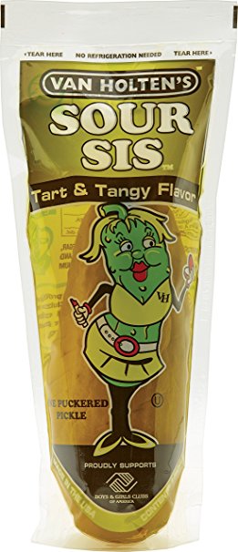Van Holten's - Pickle-In-A-Pouch - Sour Sis, 12 Pickles