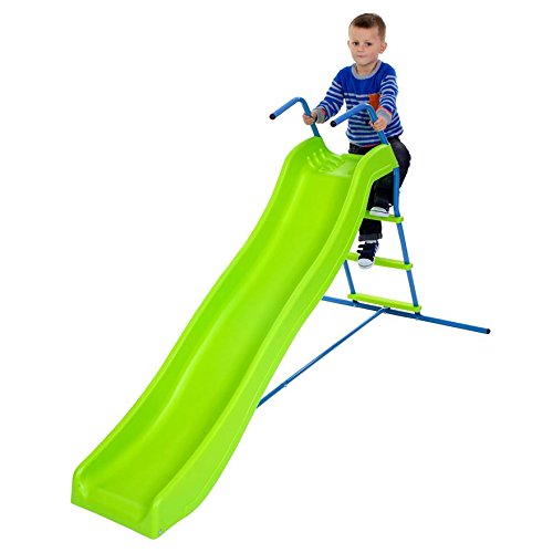 Childrens Outdoor Playground Toy 5.8 ft Wavy Kids Slide
