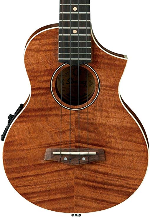 Ibanez, 4-String Ukulele, Right Handed, Open Pore Natural (UEW15E)