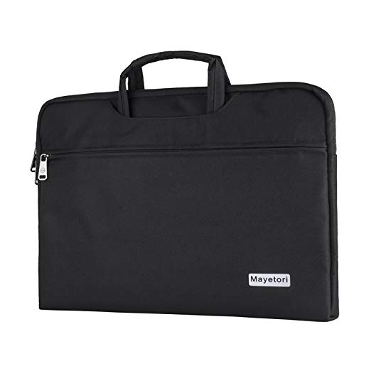 Laptop Sleeve 15.6 Inch Bag with Handle for Men, Women, Student, Business Water Resistant Briefcase Carrying Bag for Computer, Notebook, Ultrabook, Chromebook, Table, MacBook