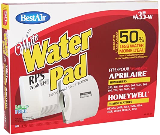 BestAir A35W Aprilaire 35 Paper Wick Waterpad, 6 Pack