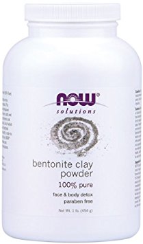 Now Foods solutions Bentonite Clay Powder 100% pure, 1 lb