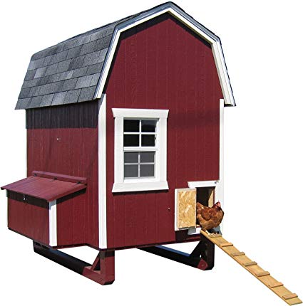 Little Cottage Company Gambrel Barn Coop 4'x6' DIY Chicken Coop Kit