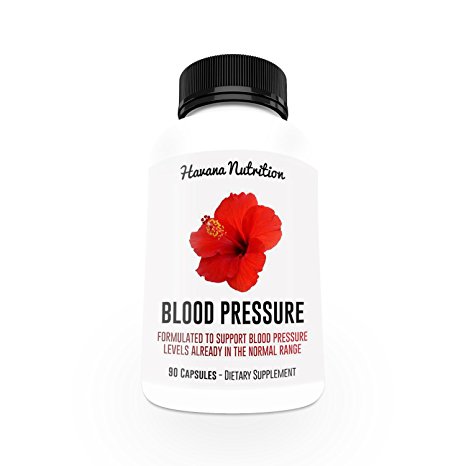 Blood Pressure Supplement with No Proprietary Blends - Your Essential Herbal Ingredients For Health Relief - Plus Garlic