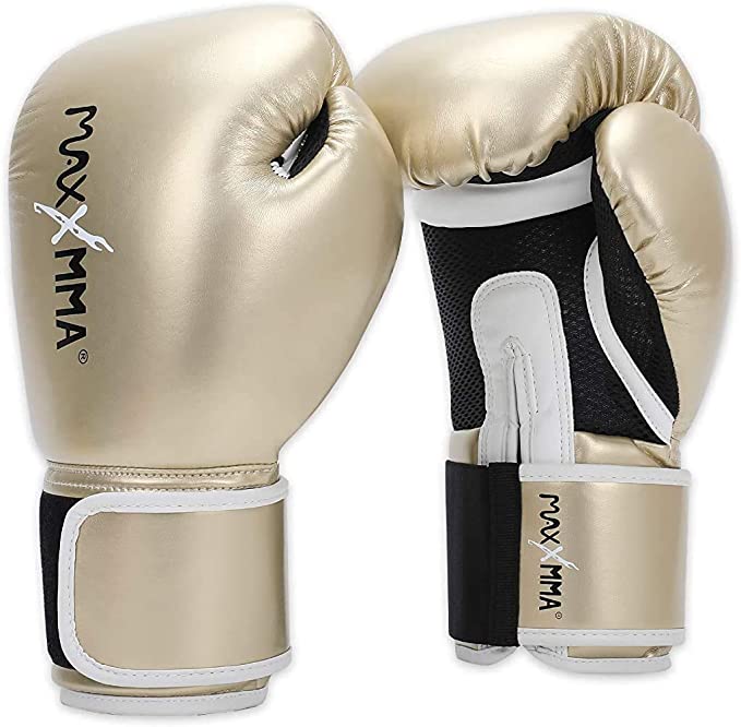 MaxxMMA Pro Style Boxing Gloves for Men & Women, Training Heavy Bag Workout Mitts Muay Thai Sparring Kickboxing Punching Bagwork Fight Gloves