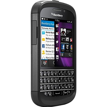 OtterBox Commuter Series Case for BlackBerry Q10 - Carrier Packaging - Black (Discontinued by Manufacturer)