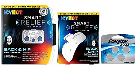 Icy Hot Smart Relief Tens Therapy Back and Hip Ultra Starter Kit