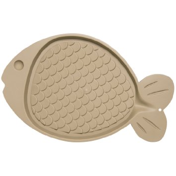 Loving Pets Bella Spill-Proof Fish-Shaped Mat for Cats