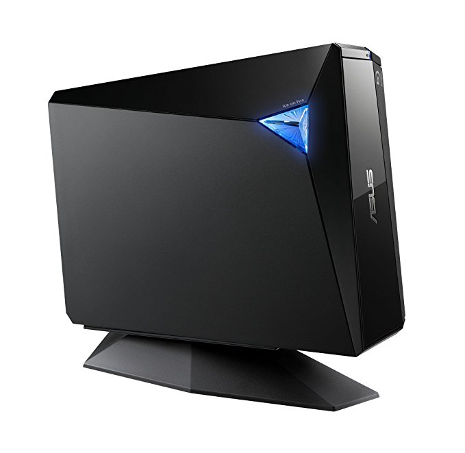 ASUS External 16X Blu-Ray Burner with USB 3.0 BW-16D1H-U/PRO/BLK/G Black - Magic Cinema Technology - MAC & Windows support.