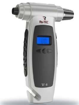 *GIFT SUGGESTION* RS-TEC Digital Tire Gauge & Seat Belt Cutter/ Window Hammer Escape Tool for use in Cars, Trucks and Vans -The Tool for Every Car- 4in1 Function.Includes a Window Hammer/ Window Breaker Emergency Tool with LED Light - A Small Investment in Your Safety