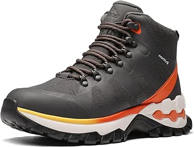 NORTIV 8 Polar Bear Series Men's Extra Grip Waterproof Trekking Hiking Boots