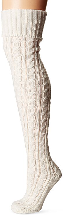 Muk Luks Women's 28'' Knee High Cable Socks